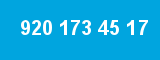 920 173 45 17 920 173 45 17